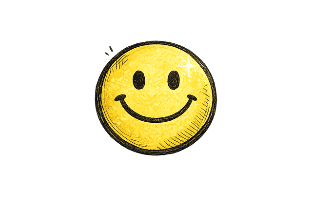 Smiley face doodle